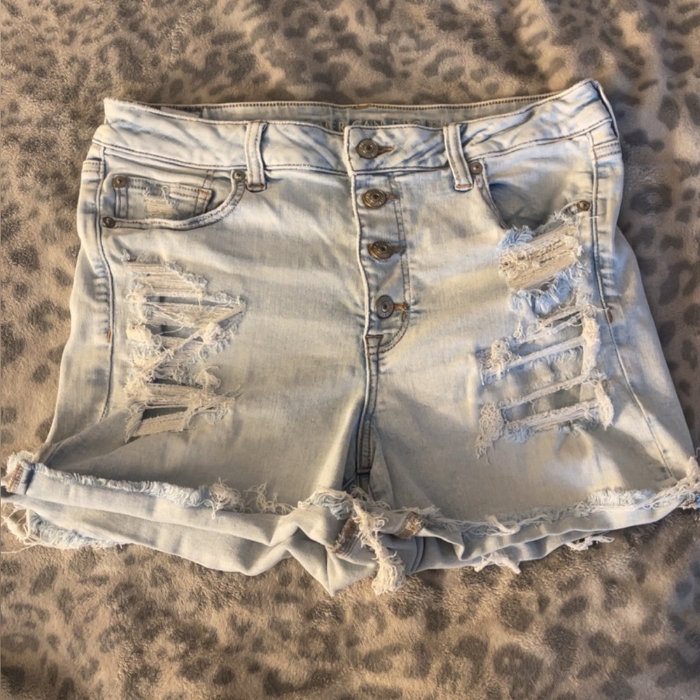American Eagle Outfitters Light Wash Jean Shorts